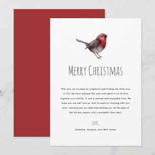 Simple God jul Brev Helgdag Card Julkort