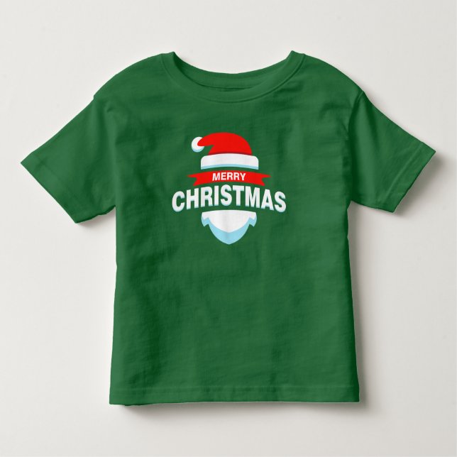 Simple God jul Santa | Shirt T Shirt (Framsida)