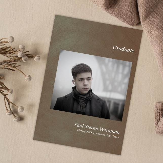 Simple Graduation Announcement Custom Photo (Skapare uppladdad)