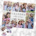 Simple Grandpa Photo Collage Pussel<br><div class="desc">Personalized "Grandpa" Jigsaw Puzzle with Photo Collage. This simple and elegant jigsaw puzzle is a fun and meaningful way to showcase cherished memories. The design features space for eight photos, arranged in a border around the edges while keeping the focus on the thoughtful message in the center. At the center,...</div>