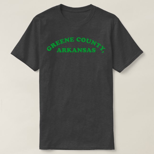 Simple Greene County TShirt T Shirt (Design framsida)