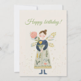 Simple greeting card kort