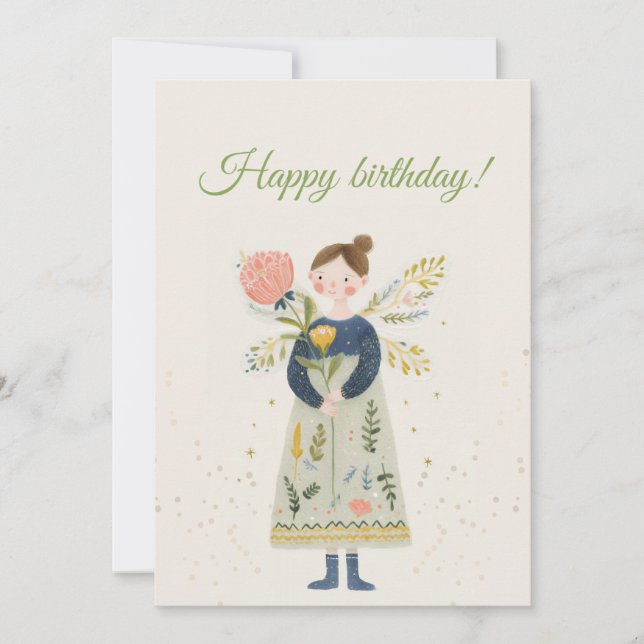 Simple greeting card kort (Framsida)