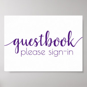 Simple Guestbook   Händelsetecken för Fransk blå Poster