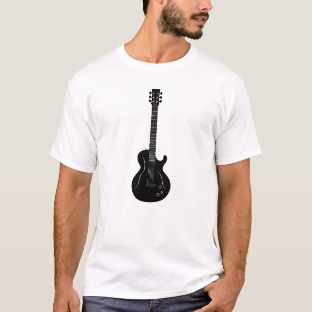 Simple Guitar T Shirt (Framsida)