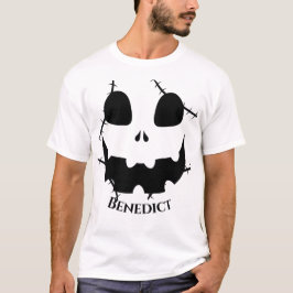 Simple Halloween jack-o-lantern pumpkin ansikte Na T Shirt