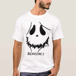 Simple Halloween jack-o-lantern pumpkin ansikte Na T Shirt