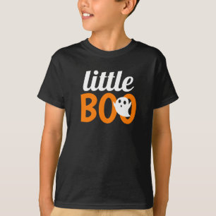 Simple Halloween Little Boo Spooky Ghost T Shirt