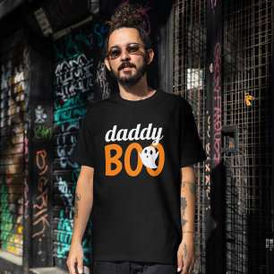 Simple Halloween Pappa Boo Spooky Ghost T Shirt