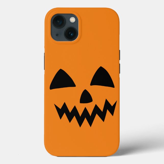 Simple Halloween Pumpkin ansikte spökskrämmande Pa (Baksida)