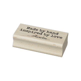 Simple Handmade Packaging Stamp Stämpel