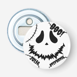 Simple Happy halloween Boo-familj och vänner Namn Flasköppnare