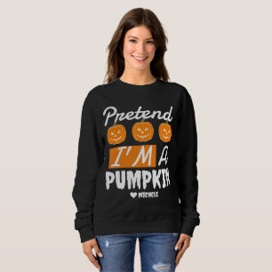 Simple Happy halloween låtsas att jag är en Pumpki T Shirt
