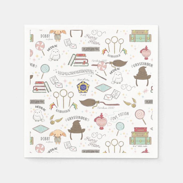 Simple Harry Potter Baby Shower Pappersservett (Framsidan)
