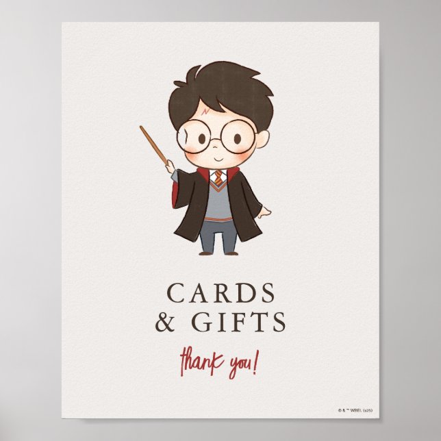 Simple Harry Potter Baby Shower Poster (Framsidan)