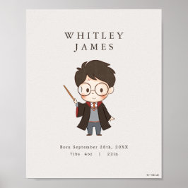 Simple Harry Potter Baby Shower Poster
