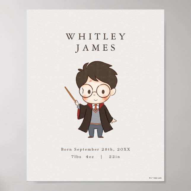 Simple Harry Potter Baby Shower Poster (Framsidan)