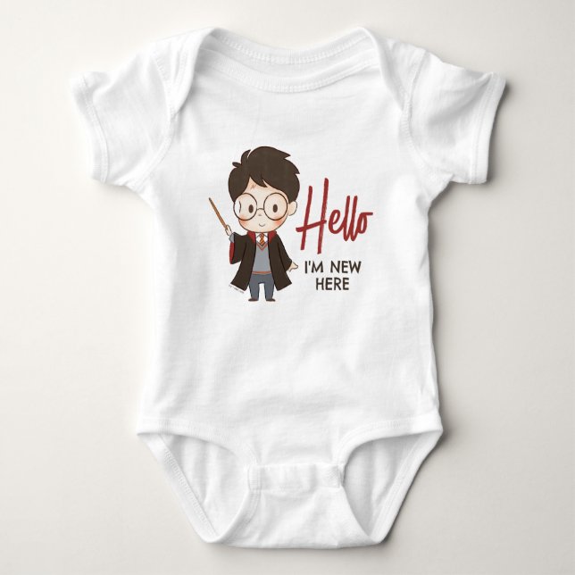 Simple Harry Potter Baby Shower T Shirt (Framsida)