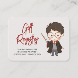 Simple Harry Potter Baby Shower Tilläggskort