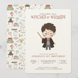 Simple Harry Potter Birthday-inbjudan Inbjudningar