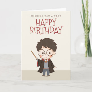 Simple Harry Potter Birthday Kort