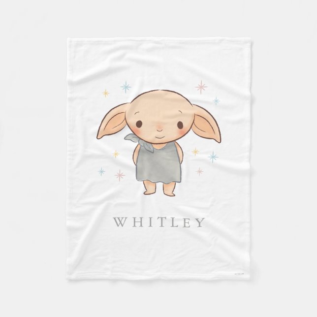 Simple Harry Potter - Dobby Baby Shower Fleecefilt (Framsidan)