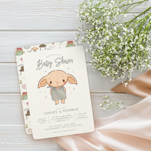 Simple Harry Potter - Dobby Baby Shower Inbjudningar
