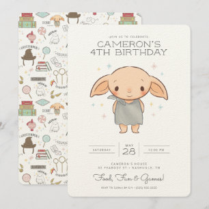 Simple Harry Potter - Dobby Birthday-inbjudan Inbjudningar