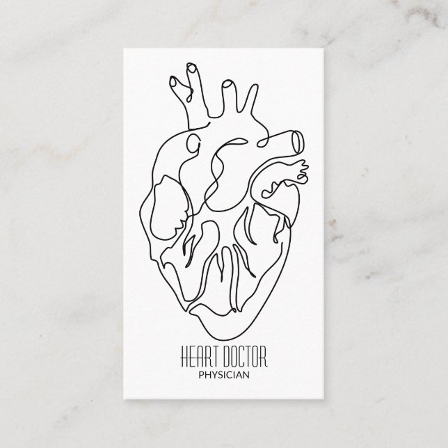 simple Heart doktor Visitkort (Framsida)