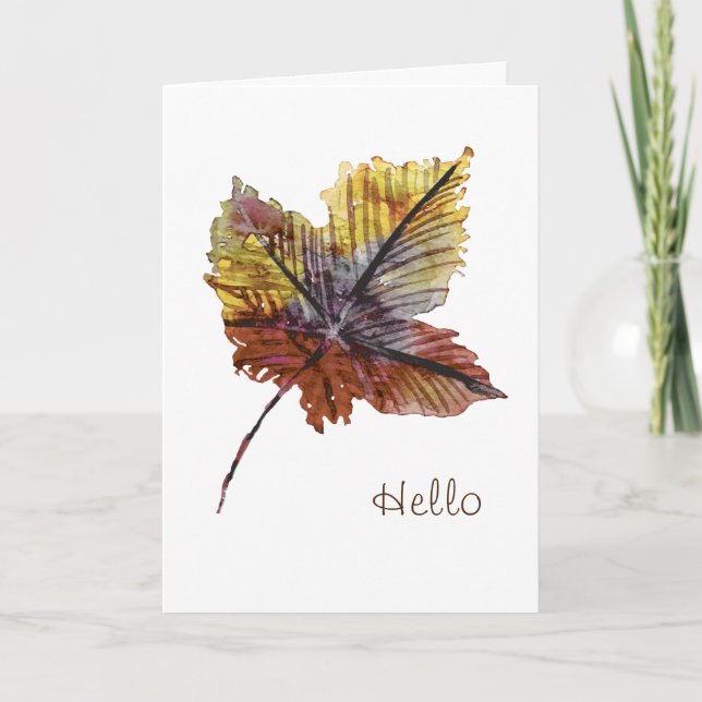 Simple Hello Card for Friend Kort (Framsida)