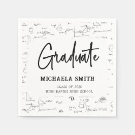 Simple High School Math Student Party Pappersservett