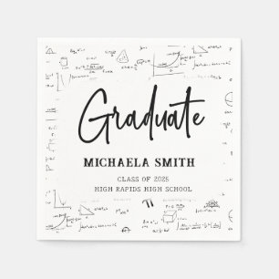 Simple High School Math Student Party Pappersservett