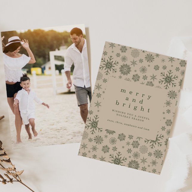 Simple Holiday Card with Photo Inbjudningar (Skapare uppladdad)