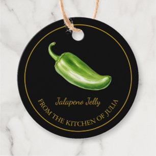 Simple Homemade Jalapeno Jelly  Märkre Gåvor Etiketter