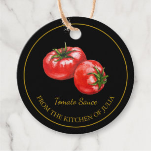 Simple Homemade Tomato Sauce hängMärkre Gåvor Etiketter