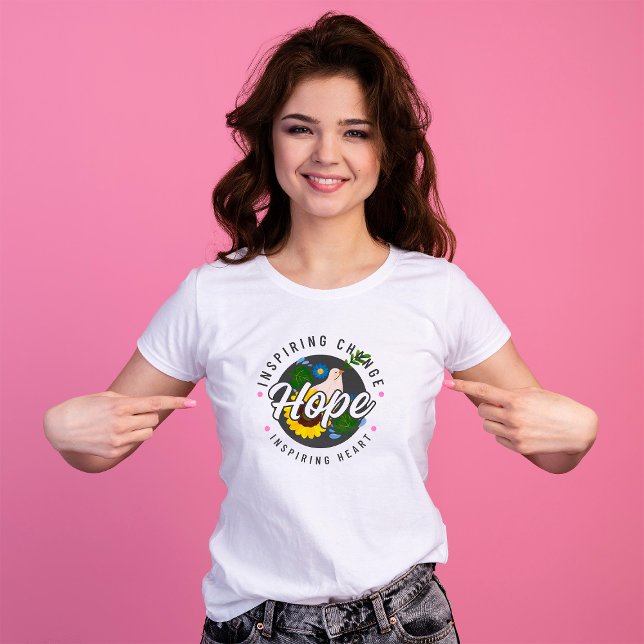 Simple Hope Inspiring Women T-Shirt (Skapare uppladdad)