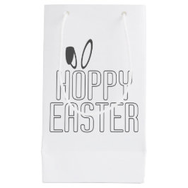 Simple Hoppy Påsk Pun Typography | Gift Bag