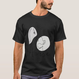 Simple Horse Mamma retro T Shirt