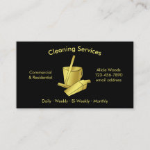 Simple House Städning Services Black och Guld