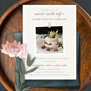 Simple Hung Photo Business Grand Open Inbjudan
