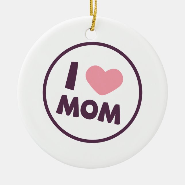 Simple I Kärlek Mamma Mors dag | Ornament (Framsidan)