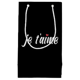 Simple Je T'aime I Kärlek You Valentine | Gift Bag