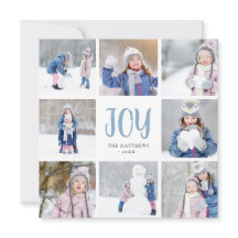 Simple Joy | 8 Fyrkantigt foto-kollage platt