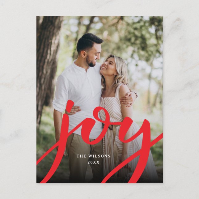 Simple Joy Jul Photo Vykort (Framsida)