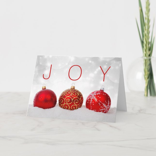 SImple Joy jul, Vintage Ornaments Helgkort (Framsida)