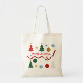 Simple Joys Christmas Tote Bag Tygkasse