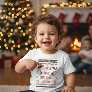 Simple Joys fulstyg jultröja jul barn småbarn T Shirt
