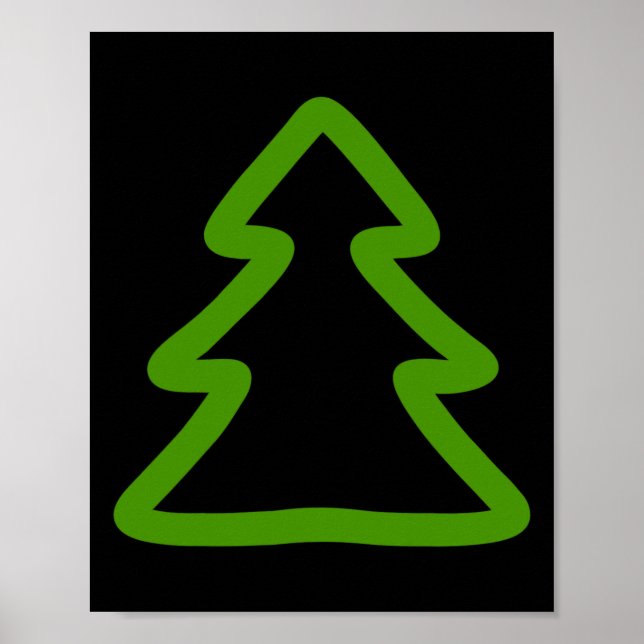 Simple Julgran Poster (Framsidan)