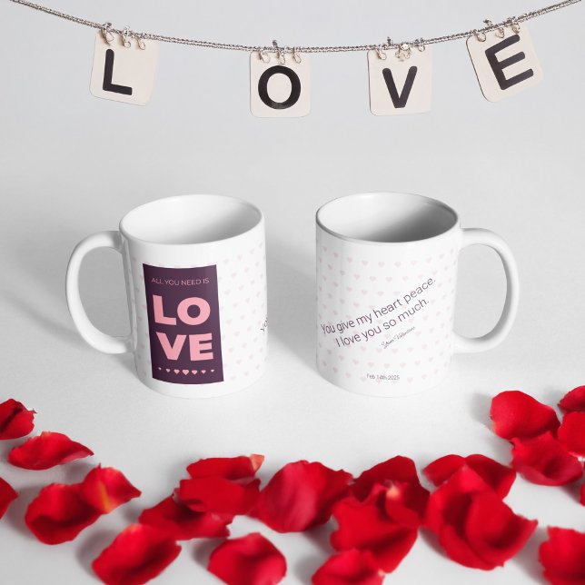Simple kärlek kaffemugg (Skapare uppladdad)