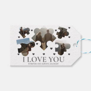 Simple Kärlek Puzzle valentine's day-nummer 5 foto Presentetikett